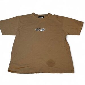Welcome Y2K Brown Graphic T-Shirt
